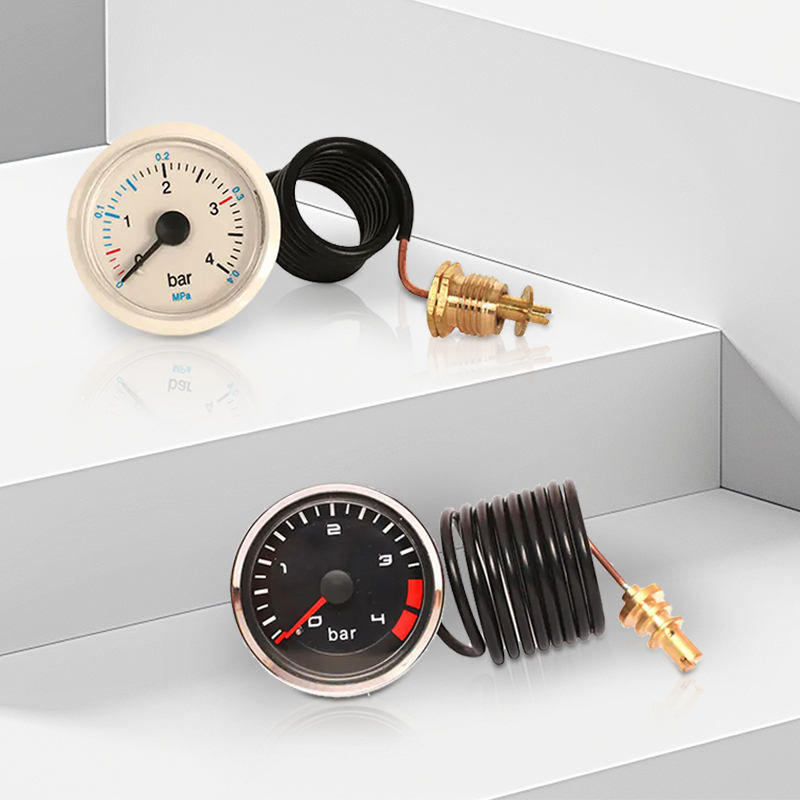 HVAC trykkmåler med kapillær, manometer med kapillær