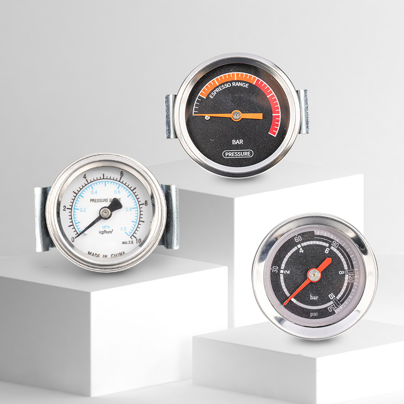 Kaffemaskintrykkmåler (med brakett/uten brakett）